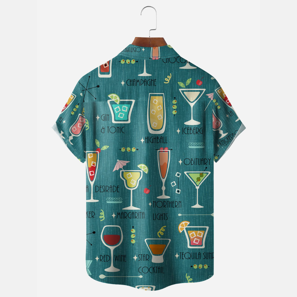 all kinds of cocktail lets drink hawaiian shirt 5257 tzr8t