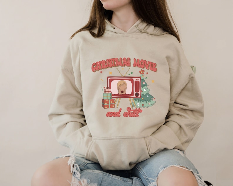 christmas movie hoodie cute christmas hoodie movie lover gift christmas season hoodie merry christmas hoodie gift for her 9483 zrjl4