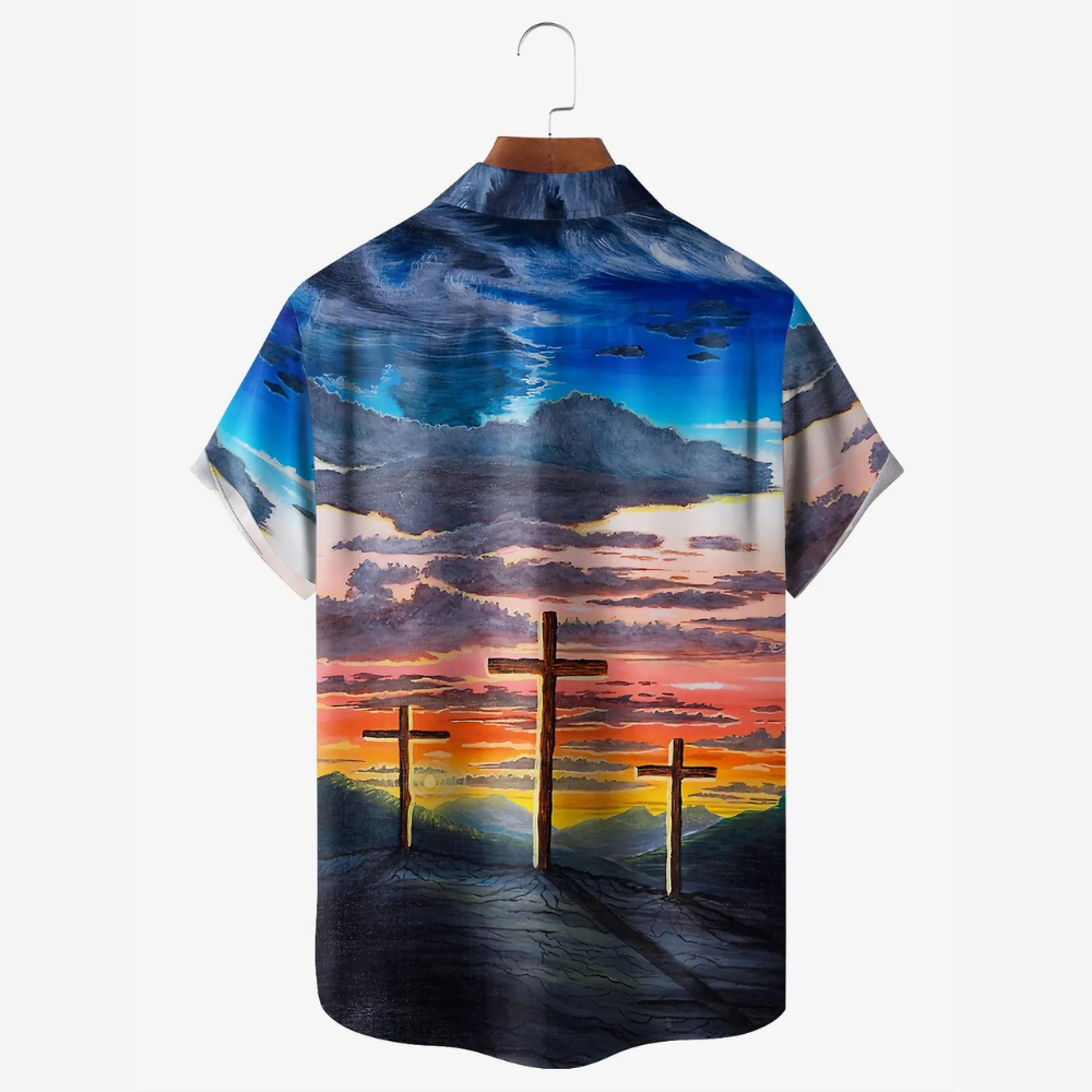 easter cross in the drought land hawaiian shirt 3919 qb2b1