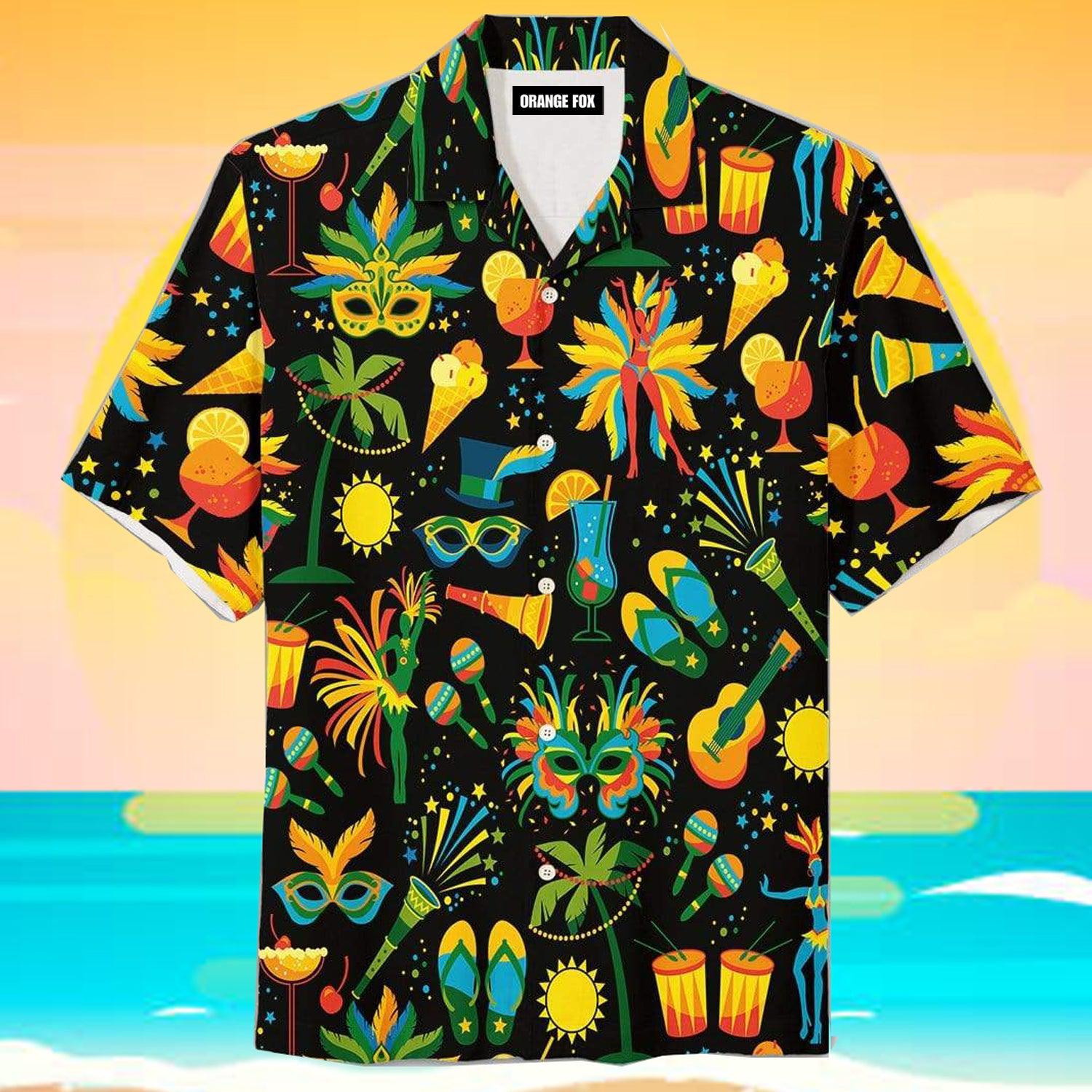 festival tropical mardi gras aloha black hawaiian shirt 6023 epczt