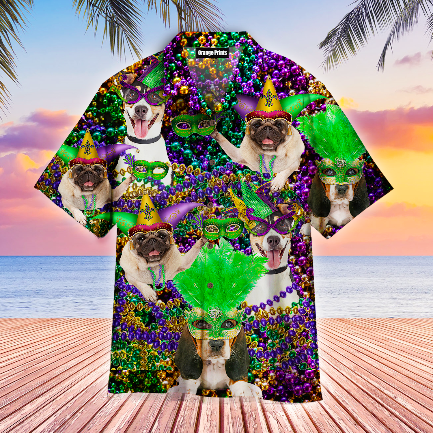 happy dogs happy mardi gras hawaiian shirt 8401 ngc3v