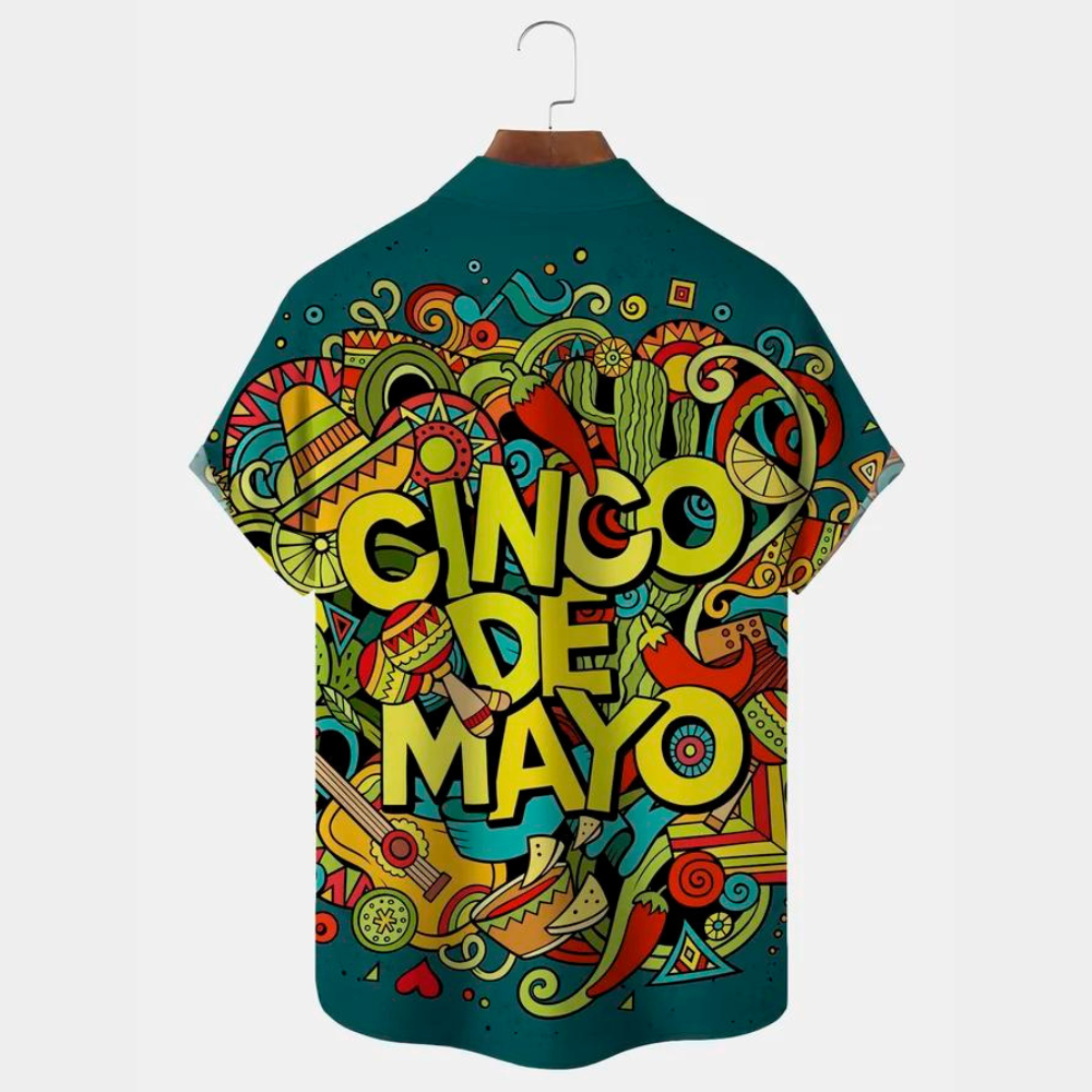 holiday cinco de mayo symbol elements hawaiian shirt 4135