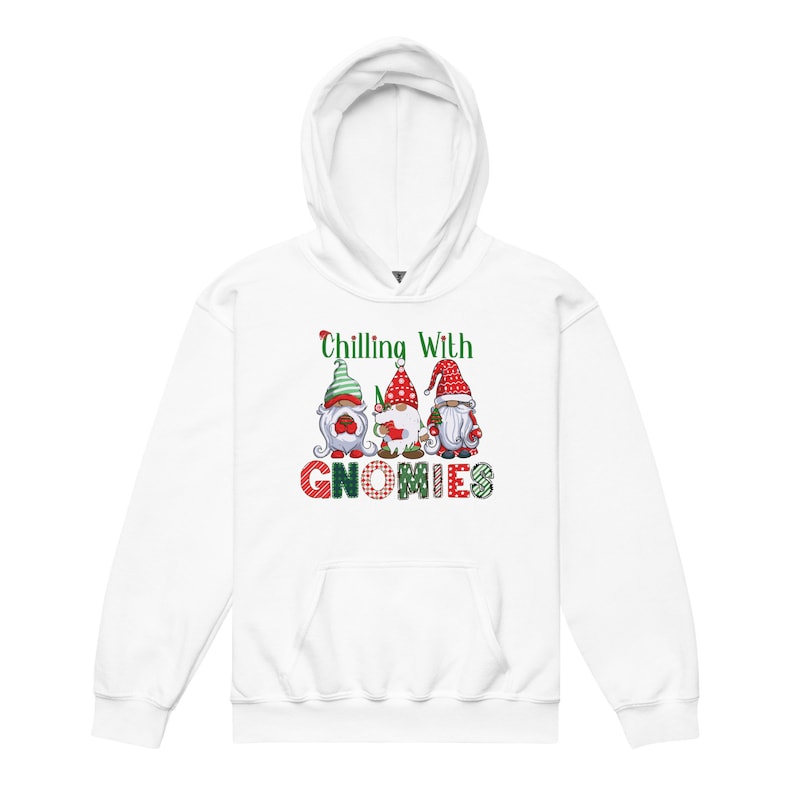 hoodie chillin with my gnomes christmas gnome gnome hoodie christmas hoodie holiday hoodie seasonal hoodie kids hoodie school hoodie 3983 ycjsp