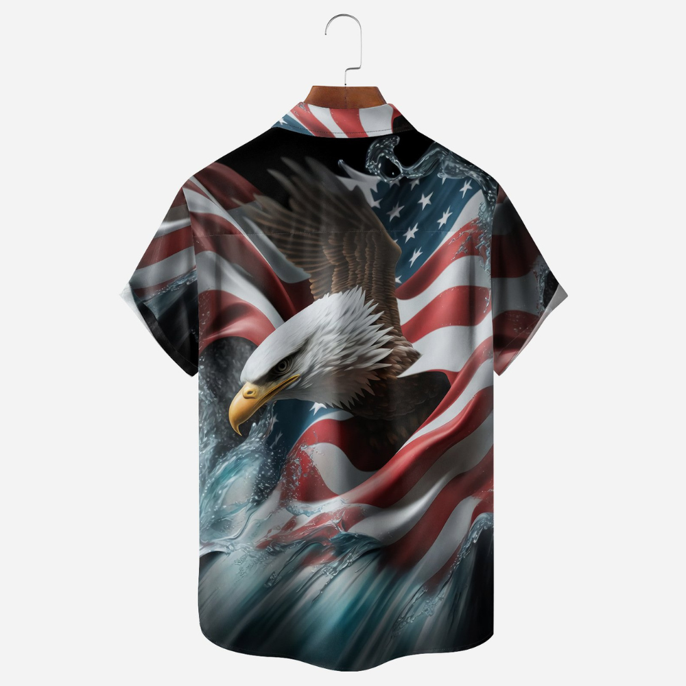 indepndence day eagle the us flag hawaiian shirt 5034 ggunt