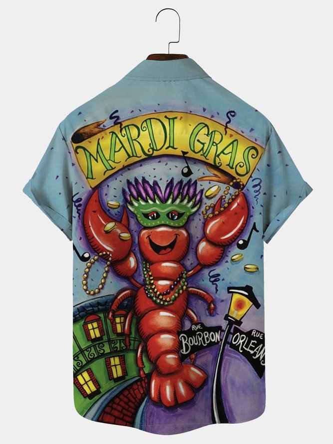 mardi gras lobster mania holiday gift for family friends hawaiian shirt 3704 rub0v