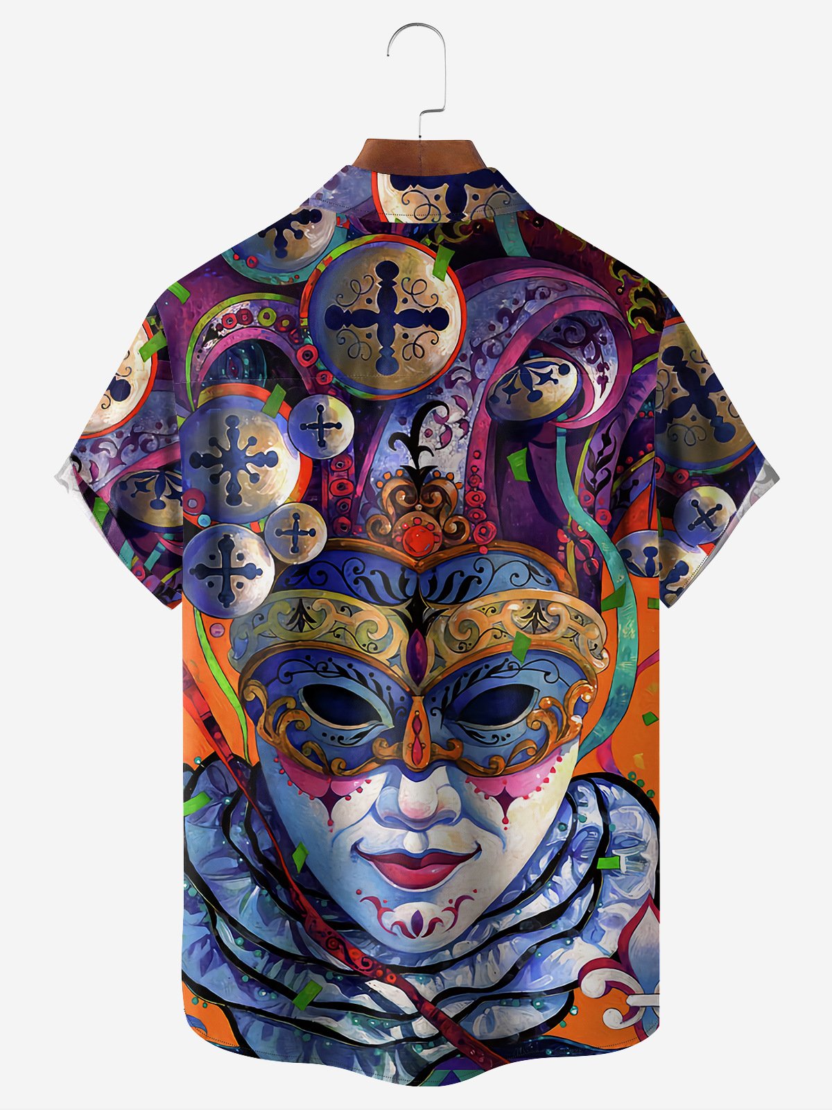 mardi gras mask art hawaiian shirt 7113 81c2t