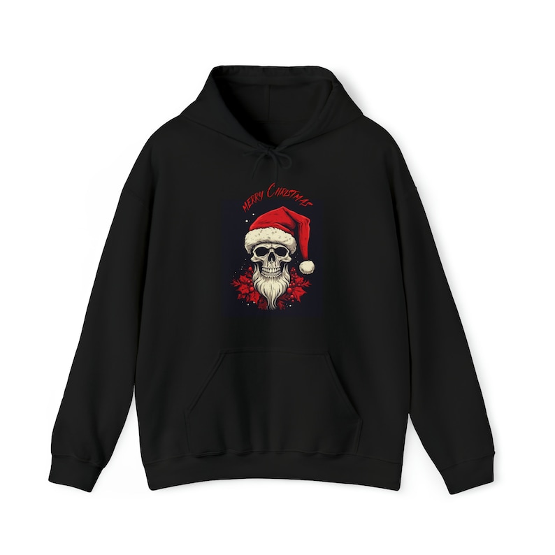 skeleton santa unisex hoodie christmas 2023 christmas present women christmas hoodie men christmas hoodie unisex hoodie 8355