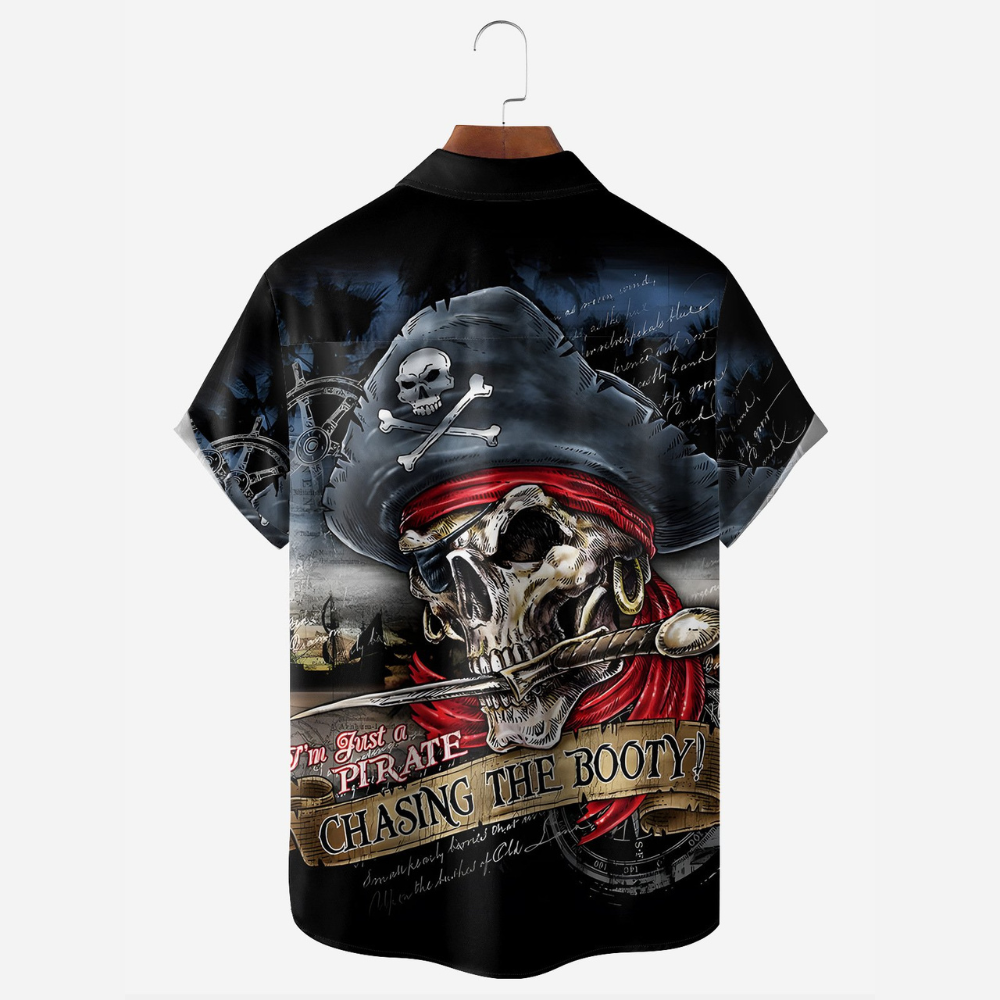 skull pirate marine im first a pirate hawaiian shirt 6979 tv9up