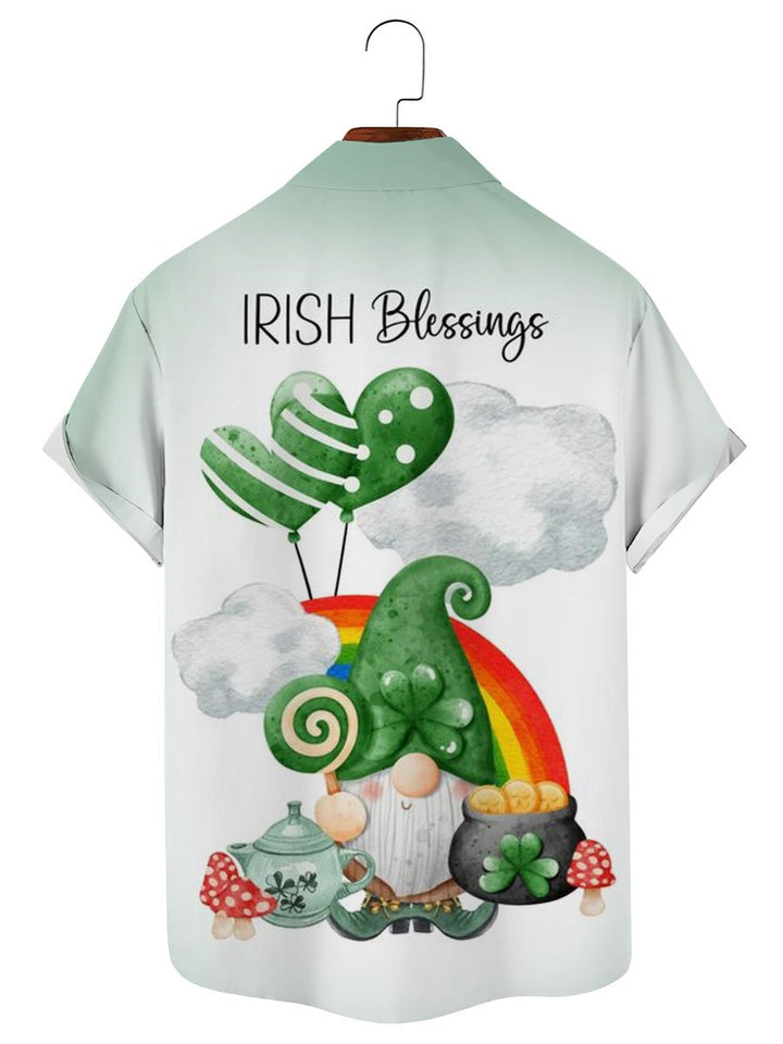 st. patricks day cartoon irish blessings hawaiian shirt 7027 vyanp