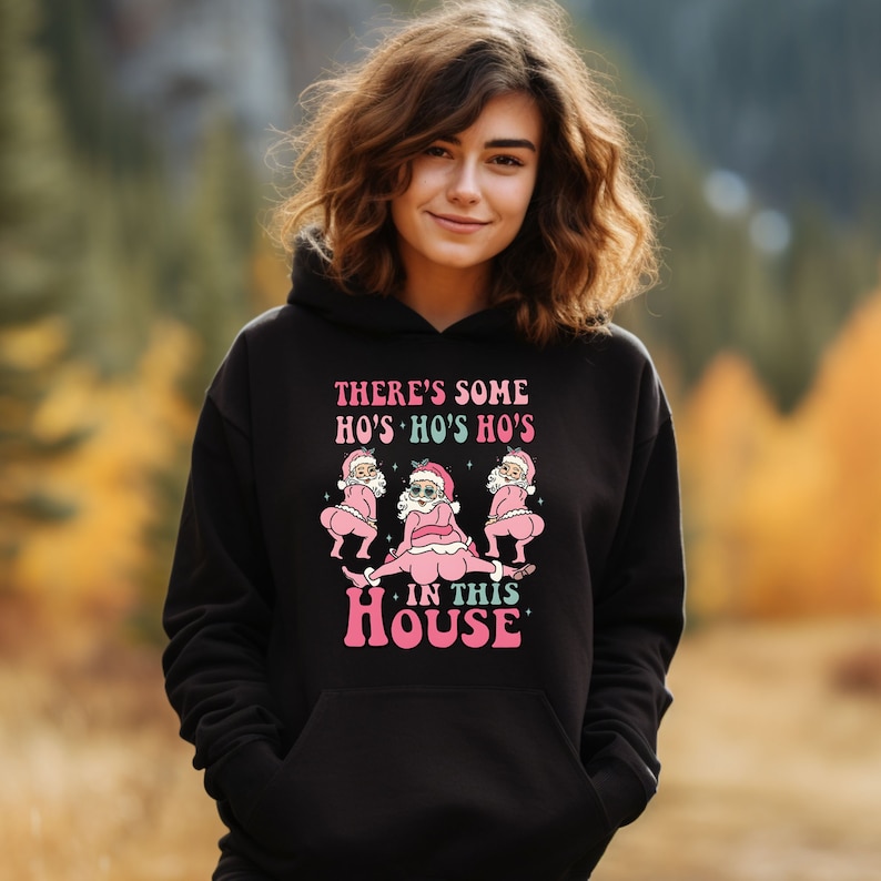 theres some hos hos hos in this house hoodie merry christmas hoodie funny santa hoodie christmas family hoodiechristmas hoodie 7759 cuajf