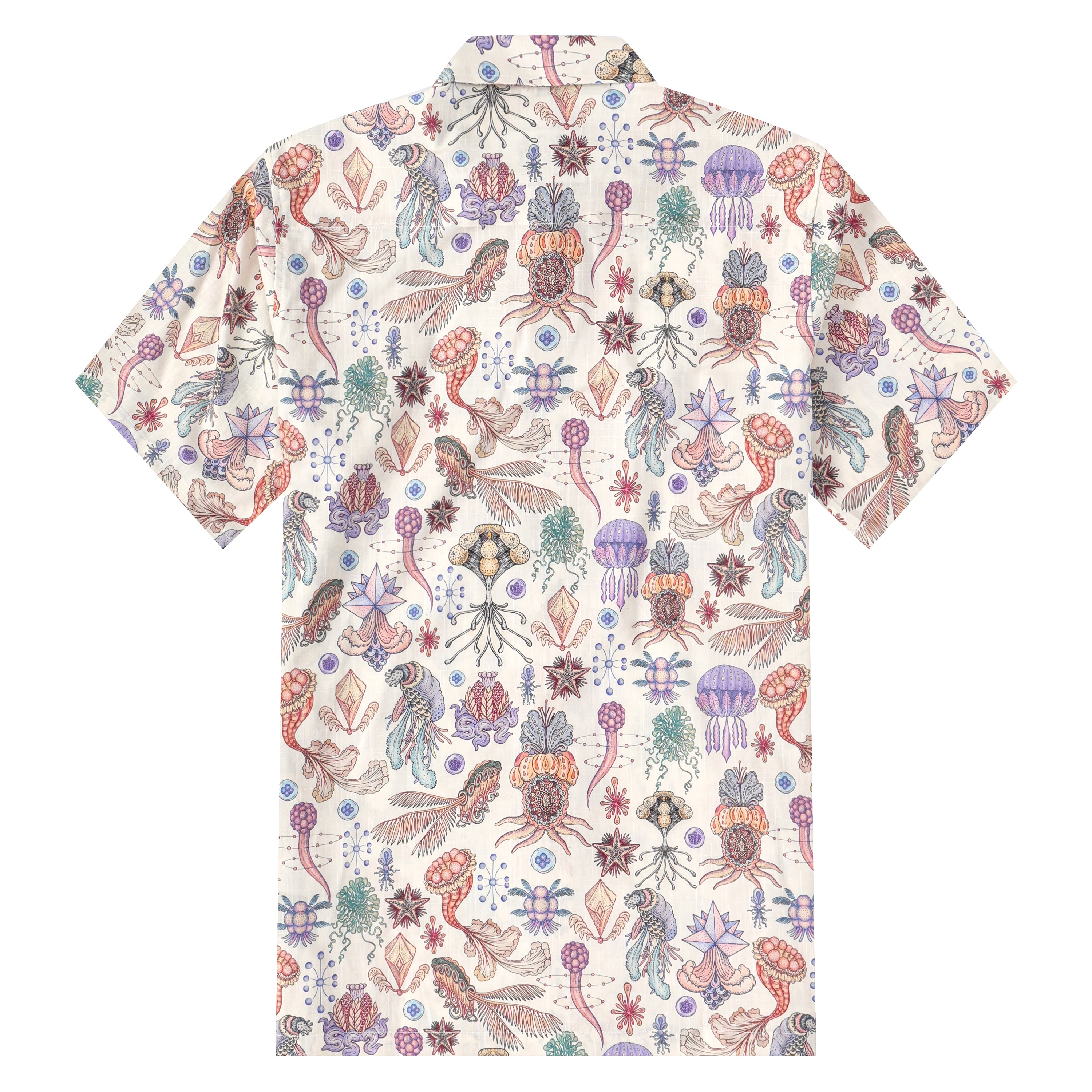 underwater pattern button short sleeve hawaiian shirt 7528 kopgi