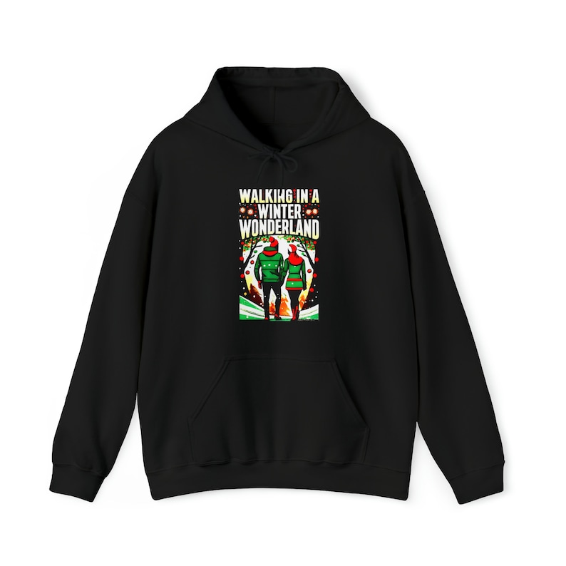 walking in the winter wonderland hoodie christmas 2023 christmas present women christmas hoodie men christmas hoodie unisex hoodie 5087 uclam